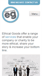 Mobile Screenshot of ethical-goods.com